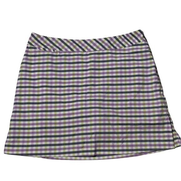 adidas Pants - Adidas Plaid Golf Tennis Skirt Skort Purple Size 14